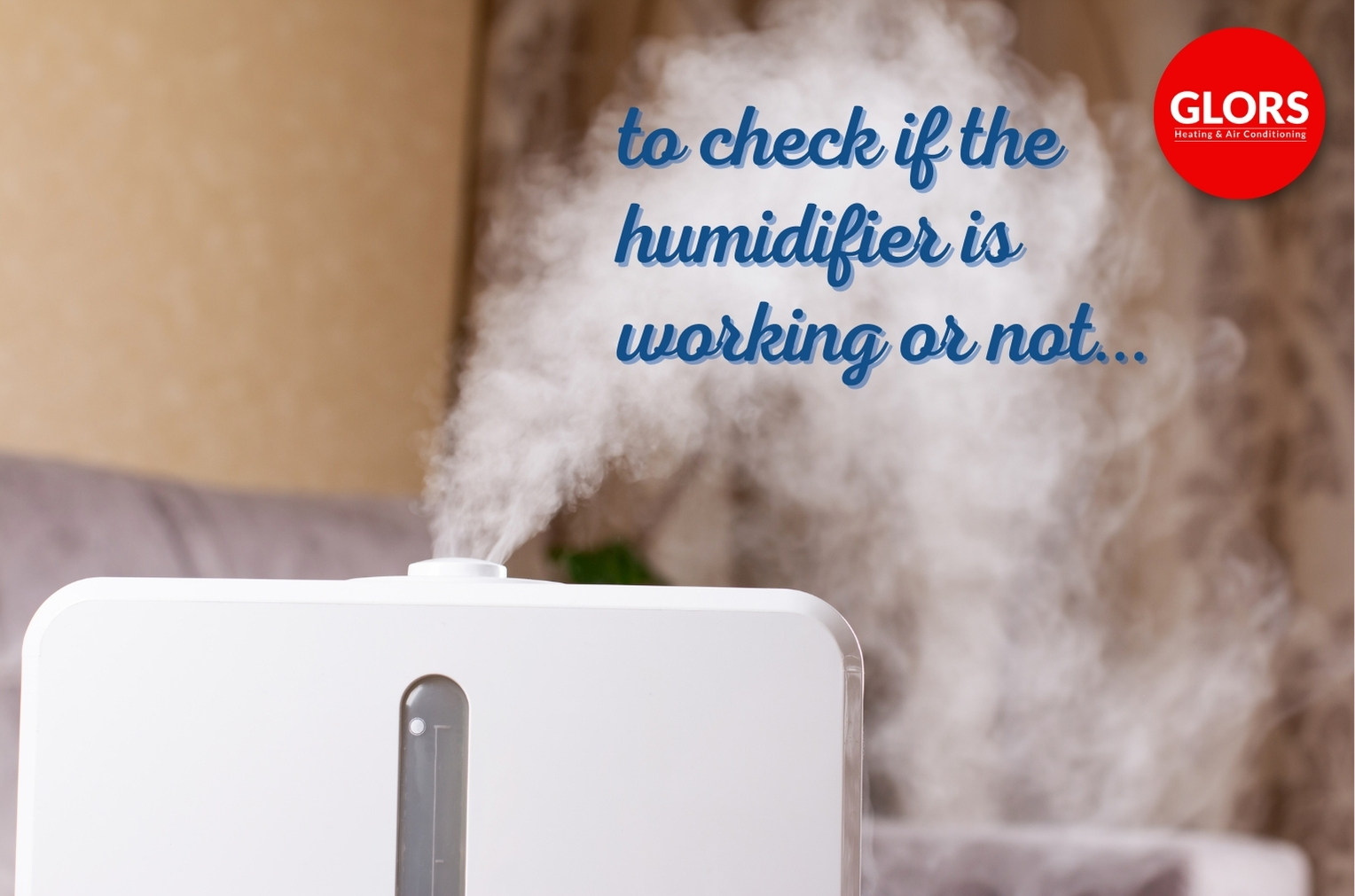 To check if a humidifier is working properly, you can follow these steps:
