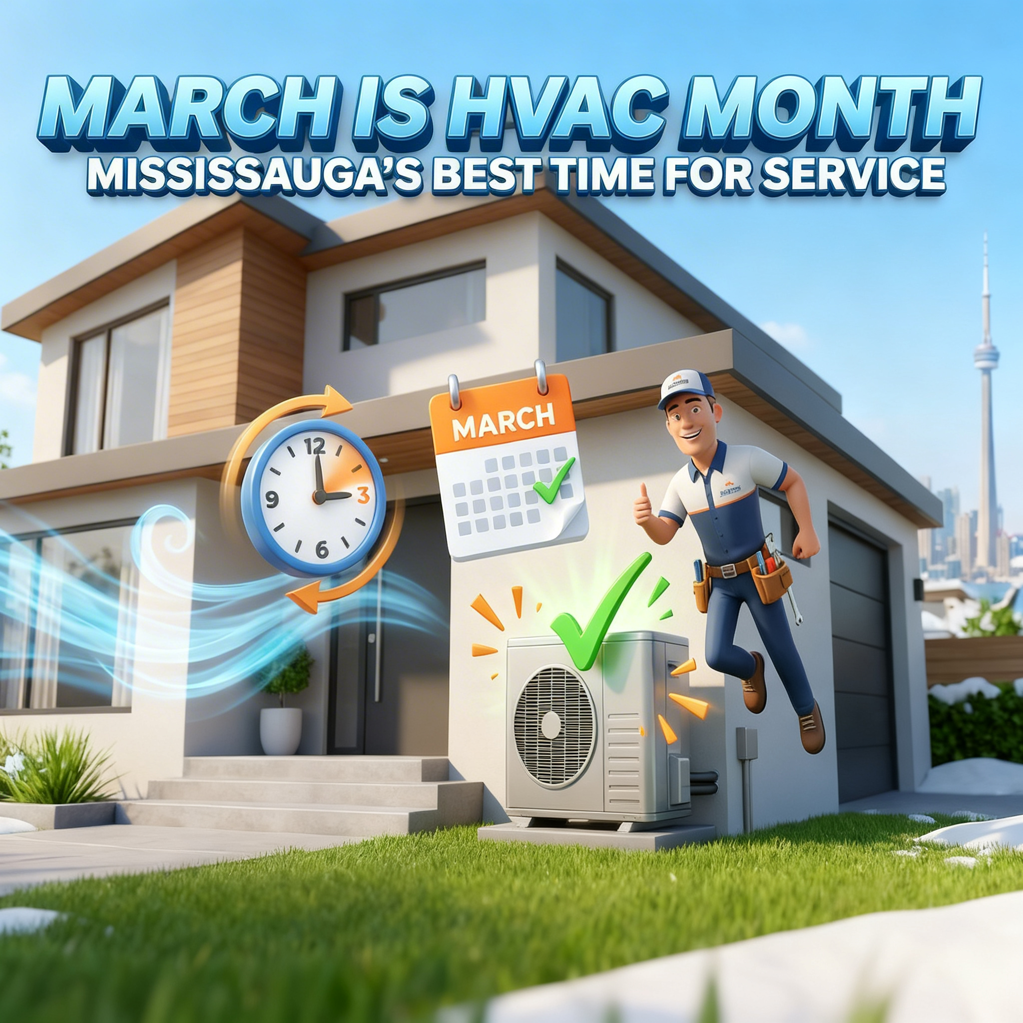 Why March Is the Best Time to Schedule HVAC Service in Mississauga