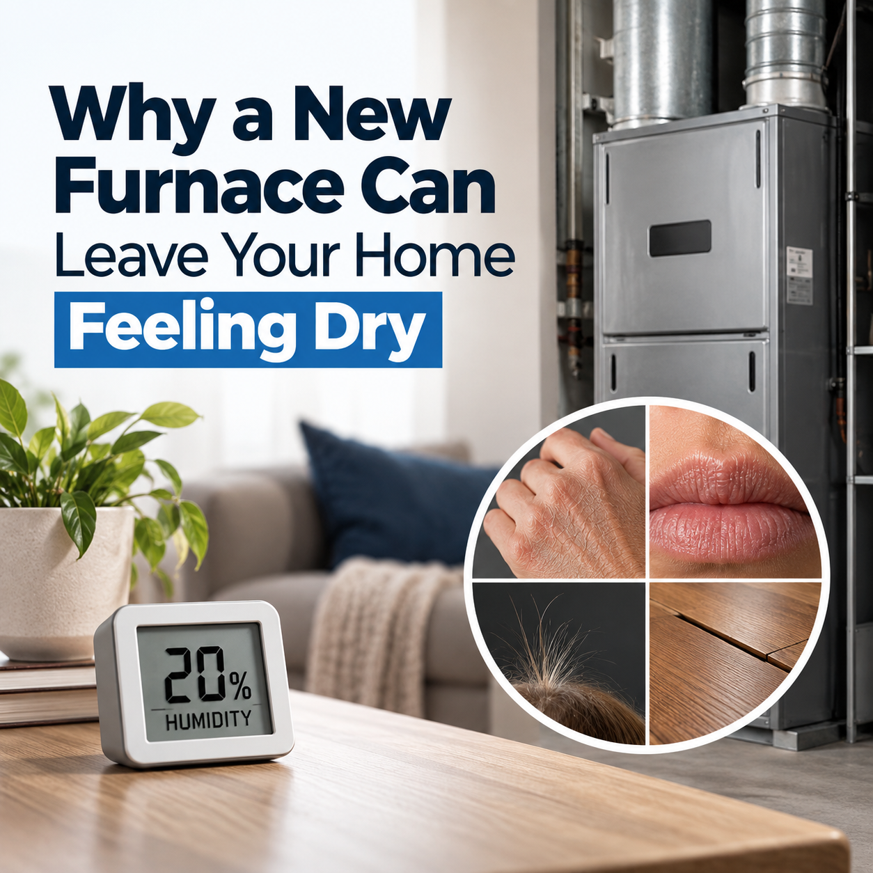 Why a New Furnace Can Leave Your Home Feeling Dry